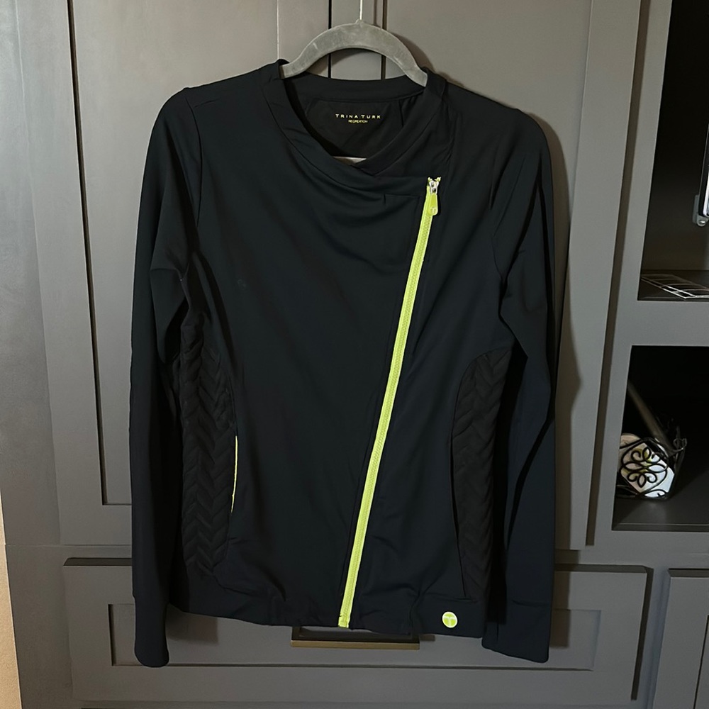 Trina Turk recreation worn wince EUC medium athletic jacket